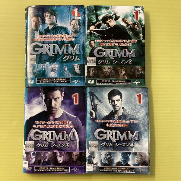 GRIMM グリム シーズン1・2・3・4 各11巻 全44巻セット 管理番号36130 DVD レンタル落ち 海外ドラマ