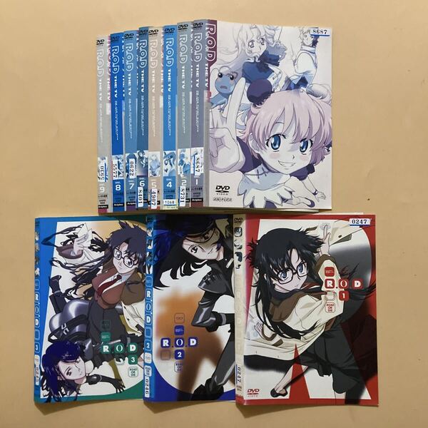 R.O.D THE TV 8巻(vol.3欠品) OVA 3巻(全巻) 全11巻セット 管理番号24314 DVD レンタル落ち アニメ