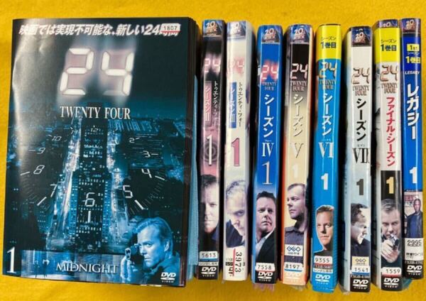 24 TWENTY FOUR シーズン1〜7・ファイナル・レガシー 全102巻セット 管理番号30164 DVD レンタル落ち 海外ドラマ トゥウェンティー・フォー