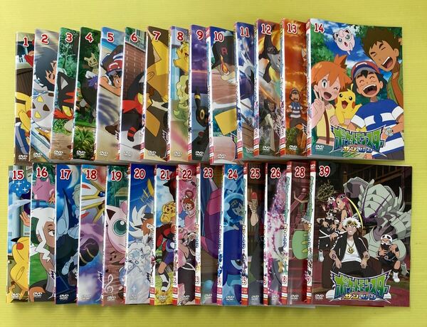 ポケットモンスター サン&ムーン 28巻セット(vol.1〜26,28,39) 管理番号36127 DVD レンタル落ち アニメ