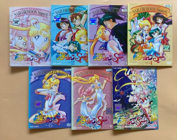 美少女戦士 セーラームーン SuperS 6巻(vol.5欠品) 劇場版 1巻 全7巻セット 管理番号24397 DVD レンタル落ち アニメ
