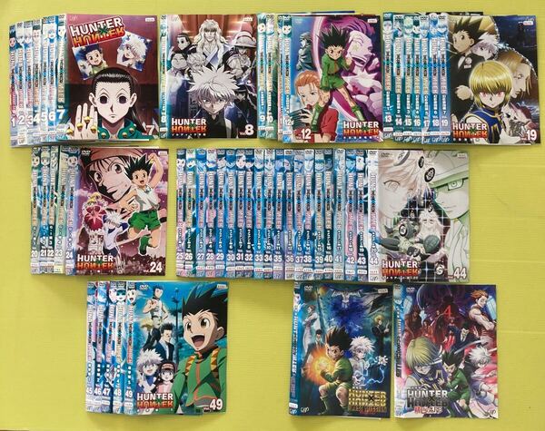 HUNTER×HUNTER ハンター ハンター TV版49巻全巻 + 劇場版 緋色の幻影、The LAST MISSION 全51巻セット 管理番号35993 DVD レンタル落ち