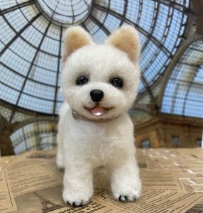 530ポメラニアン・羊毛フェルト