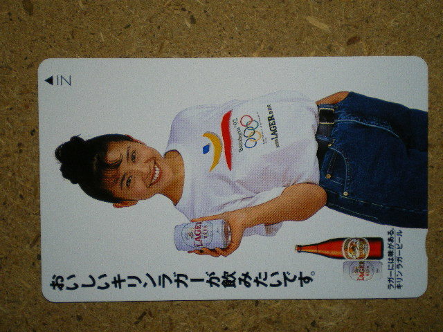 キリンラガービール 1992 バルセロナ オリンピック 小泉今日子 等身大パネル キリンラガービール 1992 バルセロナ オリンピック 小泉今日子