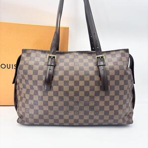 LOUIS VUITTONルイヴィトン ダミエ チェルシー トートバッグ ショルダーバッグ ハンドバッグ A4収納可 通勤 通学