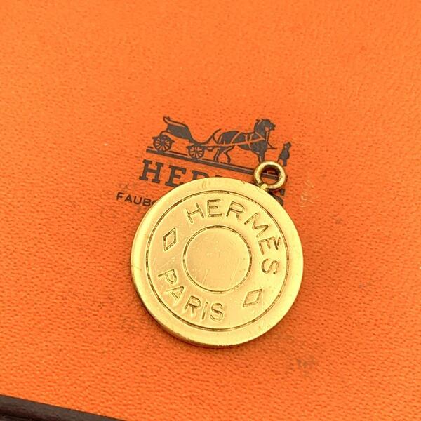 HERMES エルメス セリエ ゴールド ペンダント ネックレス チョーカー