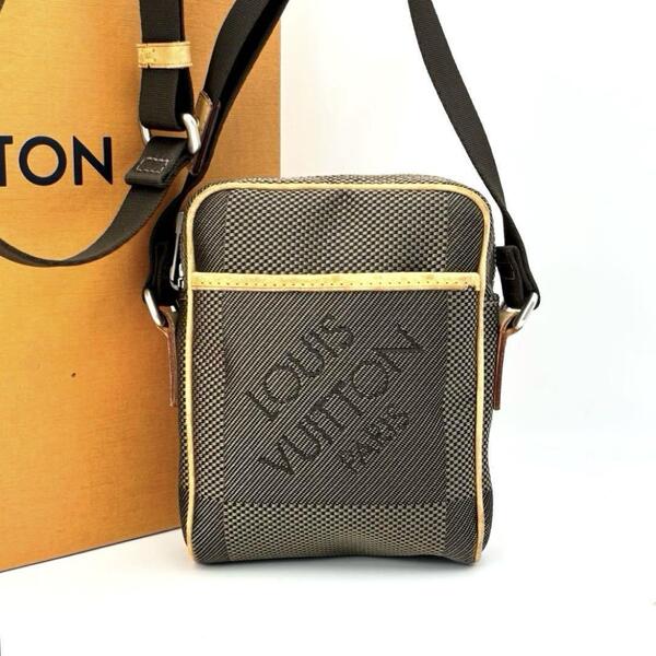 LOUIS VUITTON ルイヴィトン M93621 ダミエ ジェアン ミニシタダン ショルダーバッグ テール カーキグリーン