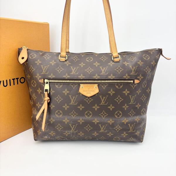 LOUIS VUITTON ルイヴィトン M42267 イエナMM トートバッグ ブラウン レディース ハンドバッグ レザー 本革 通勤 通学