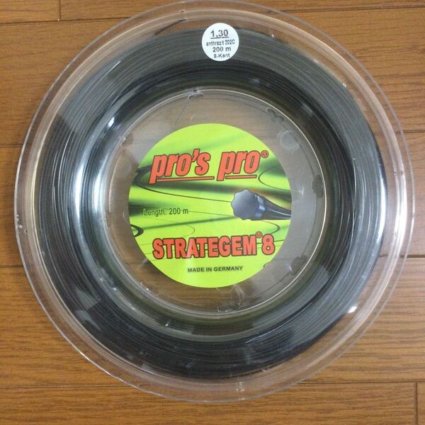 pro's pro STRATEGEM8 200mロールガット 1.30mm ポリエステル