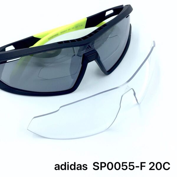 adidas アディダス サングラス SP0055-F 20C Sunglasses Gray アジアンフィット AsianFit スポーツサングラス