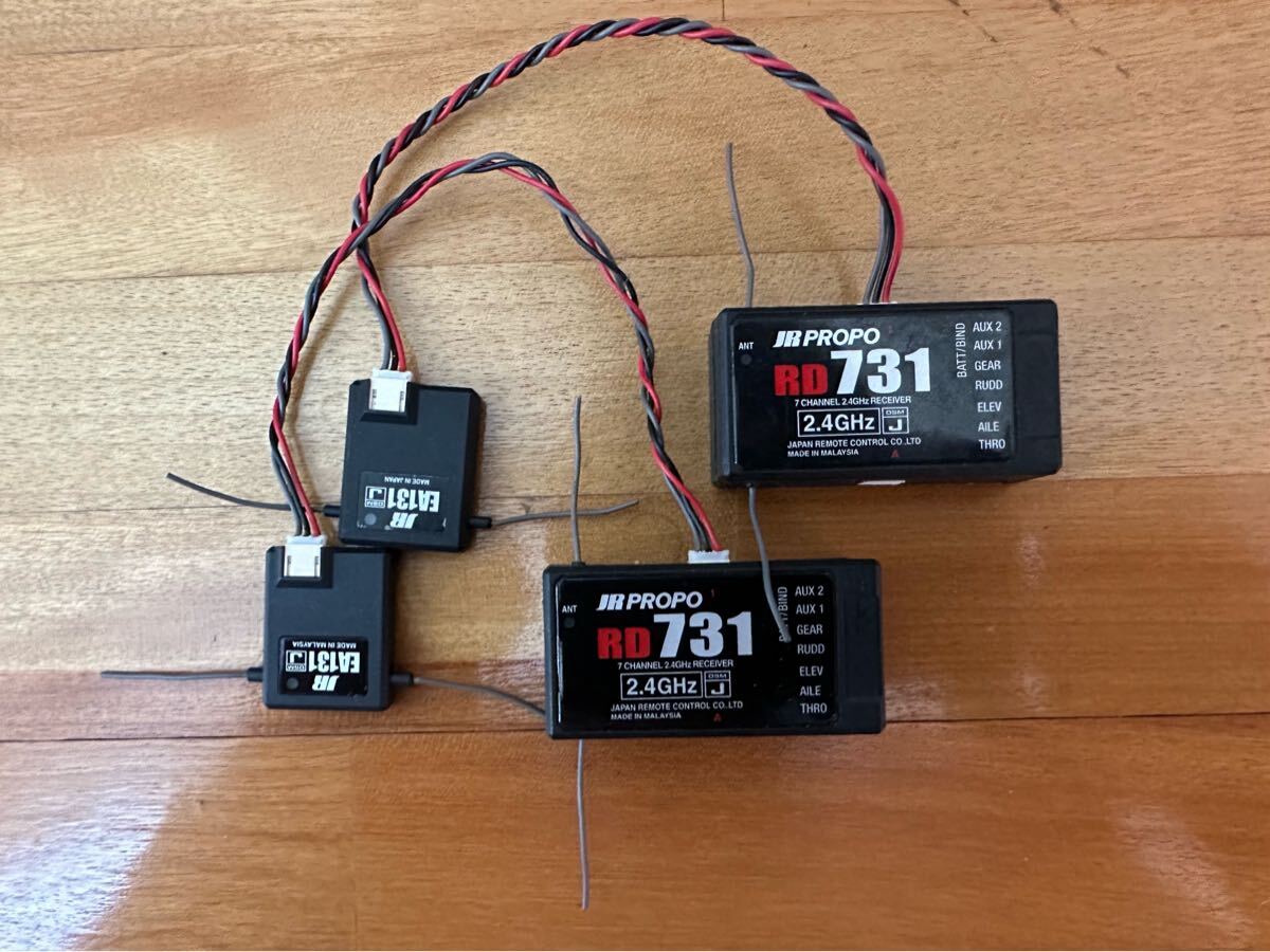 DSMJ 7ch 受信機 RD735 JR Yahoo!オークション -「jr受信機735」(受信機) (プロポ)の落札