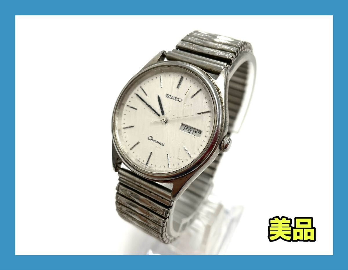 稼働品です☺︎SEIKO CHRONOS/セイコークロノスクォーツメンズウォッチ 2025年最新】Yahoo!オークション -セイコー クロノス クォーツ