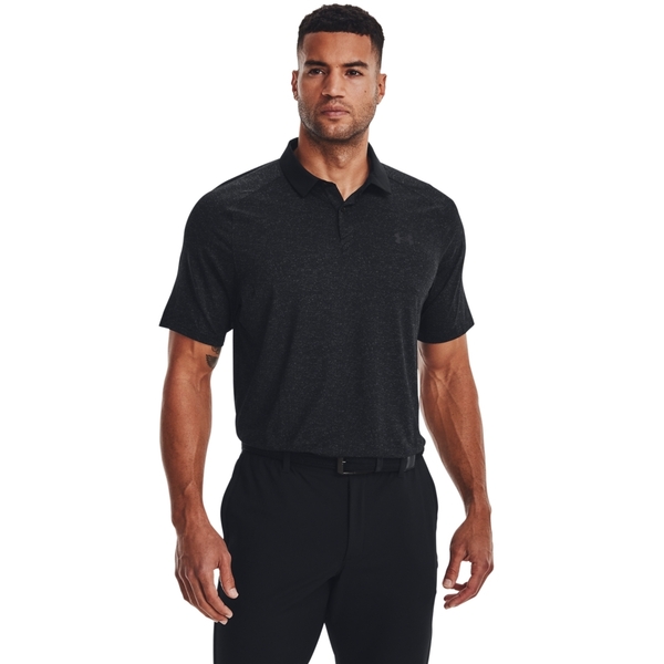 送料無料! 新品未使用 タグ付き UNDER ARMOUR アンダーアーマー メンズ ゴルフ ポロシャツ UA アイソチル ポロ Lサイズ ブラック系 冷感