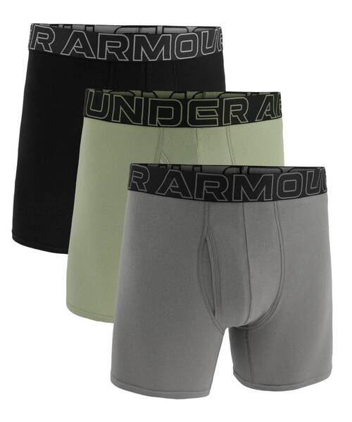 送料無料! 新品未使用 タグ付き UNDER ARMOUR アンダーアーマー UAパフォーマンスコットン 6インチ アンダーウェア (3枚セット)Mサイズ