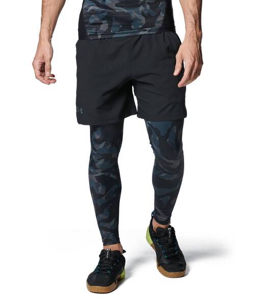送料無料! 新品未使用 タグ付き UNDER ARMOUR アンダーアーマー UA アイソチル ノベルティ レギンス トレーニング Lサイズ カモ 接触冷感