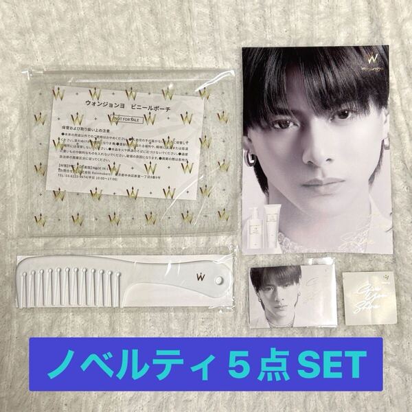 【ウォンジョンヨ】渋谷ロフト限定ポーチ含む ノベルティ5点SET【平野紫耀】Wonjungyo hair POPUP ポップアップ 日本橋