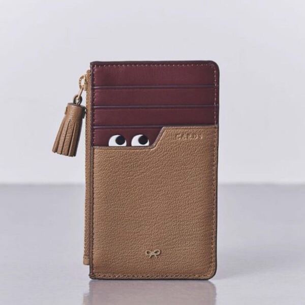 新品【別注】ANYA HINDMARCH EYES ジップ カードケース コンパクト 財布 アニヤハインドマーチ UNITED ARROWS 別注