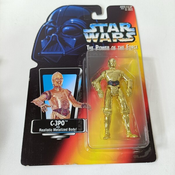 1995年 The Power Of The Force STAR WARS スター・ウォーズ C-3PO With Realistic Metalized Body! ベーシック フィギュア 未開封品