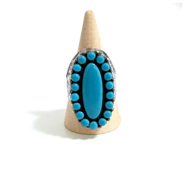 シルバー925 sterling スターリング インディアンジュエリー ターコイズ トルコ石 ナバホ族 NAVAJO 指輪 リング ヴィンテージ