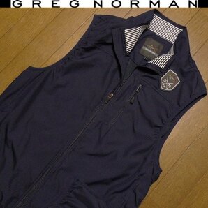 L日本サイズ位★セール送無料★超希少グレッグノーマンUSA限定GREG NORMAN美品リップストップ ナイロンベスト