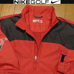 L日本サイズ位★セール送無料★超希少 ナイキゴルフ USA限定1点物 美品 特注 防風 Wファスナー強靭リップストップ ジャケット