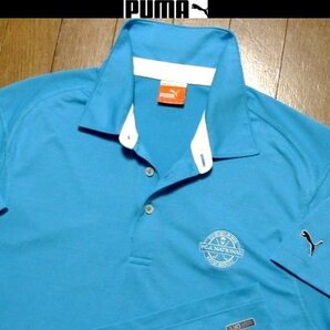 XL日本サイズ位★セール送無料★ プーマUSA限定モデル1点物 特注刺繍 速乾除湿 4方向伸縮 ポロシャツ