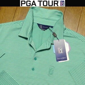 L日本サイズ位★セール送無料★新品PGA TOUR 紫外線カット速乾除湿 4方向伸縮PGAツアー ポロシャツ