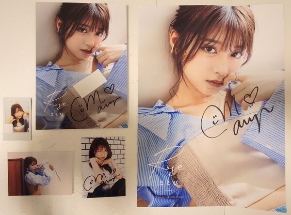 【直筆サイン入り3点を含む全5点:直筆サイン入り本&生写真&A3ポスター】まるぴNewフォトブック『Rose』 ナンバーワン戦隊ゴジュウジャー
