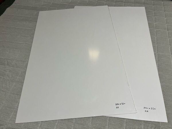 クリナップ キッチンパネル 2枚セット クリアホワイト (KA) 管理779JJ7