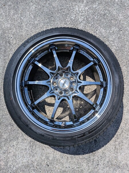 ①☆送料無料☆※4本落札限定※2本分☆希少☆RAYS VOLK RACING CE28N 17インチ PCD100 7.5J5+50レイズ ボルクレーシング