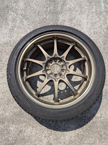 ②☆送料無料☆※4本落札限定※2本分☆希少☆RAYS VOLK RACING CE28N 17インチ PCD100 7.5J5+50レイズ ボルクレーシング