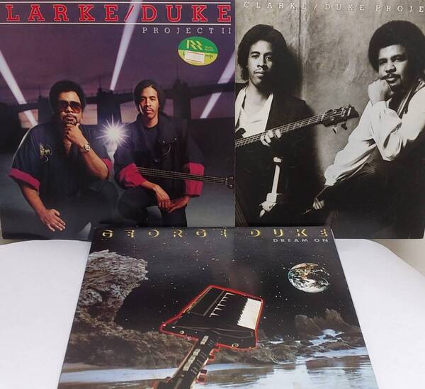 匿名・送料無料! スタンリークラーク ジョージ・デューク/The Clarke/Duke LPレコードセット