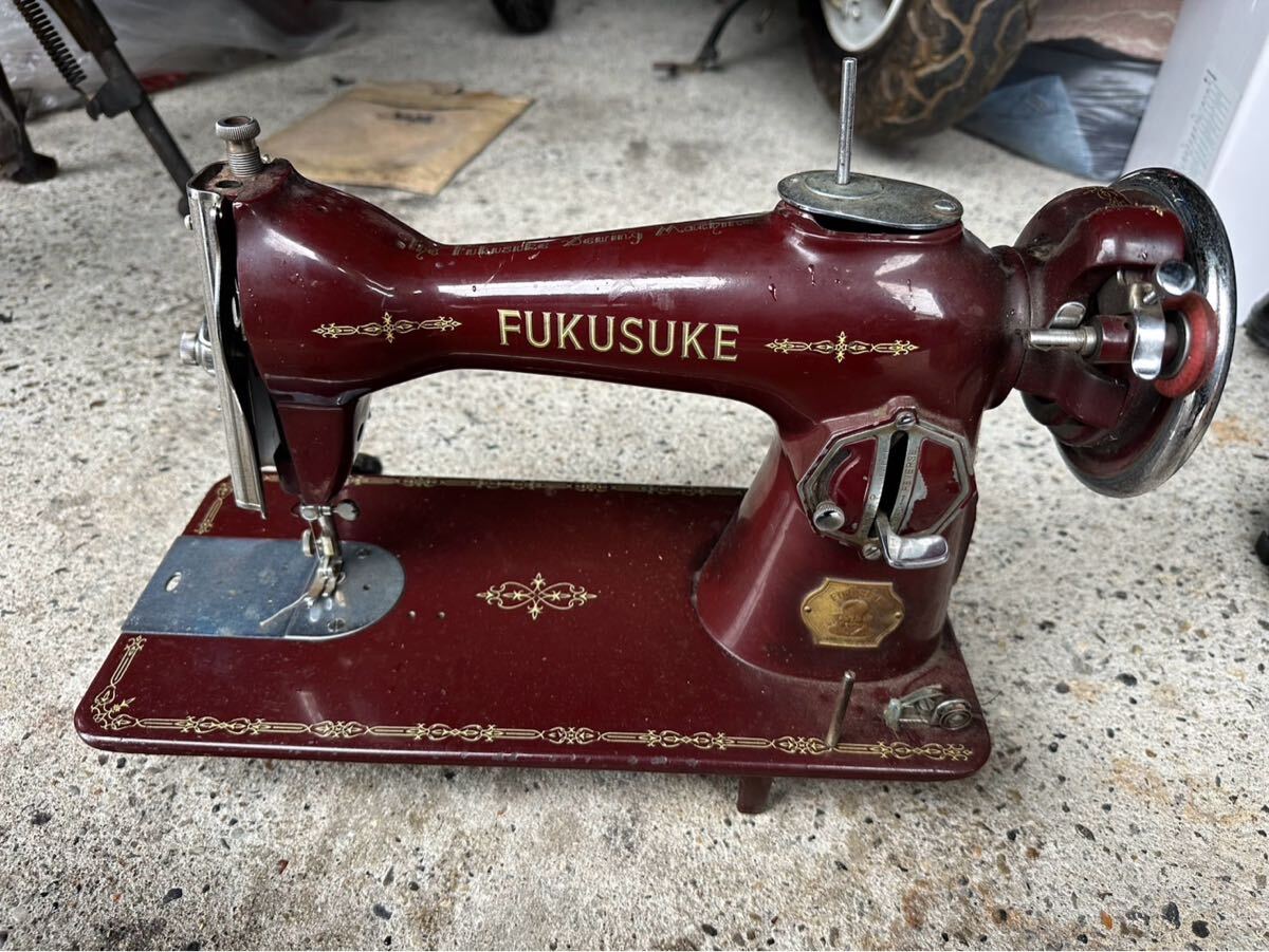 福助 FUKUSUKE ミシン台 アンティークミシン フクスケ Yahoo!オークション -「ミシン fukusuke」の落札相場・落札価格