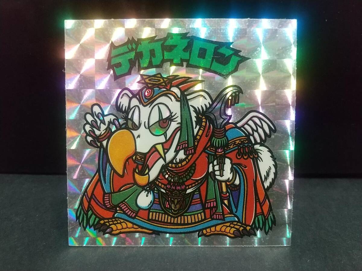 旧ビックリマン　アンカット　デカネロン　極美品　ヘッド　激レア　ロッテ正規品 旧ビックリマンシール デカネロン 第14弾ヘッド チョコ版 ロッテ