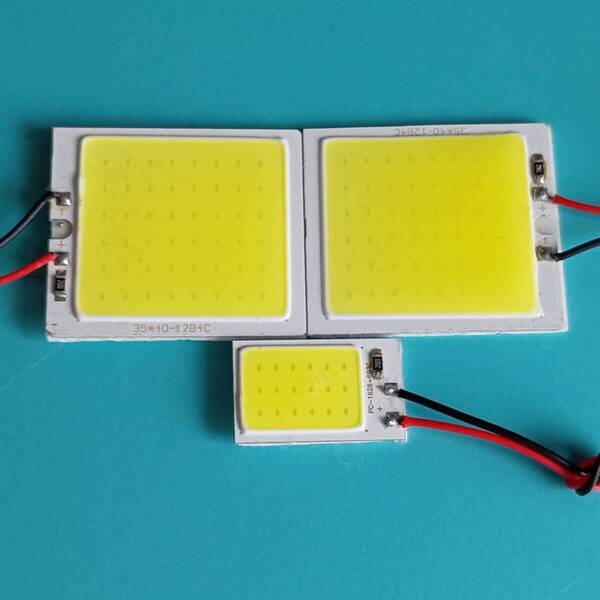 超爆光!MK53S スペーシアカスタム ハイブリッド COB全面発光 パネルライト T10 LED ルームランプ 3個セット ホワイト スズキ /c48/c18