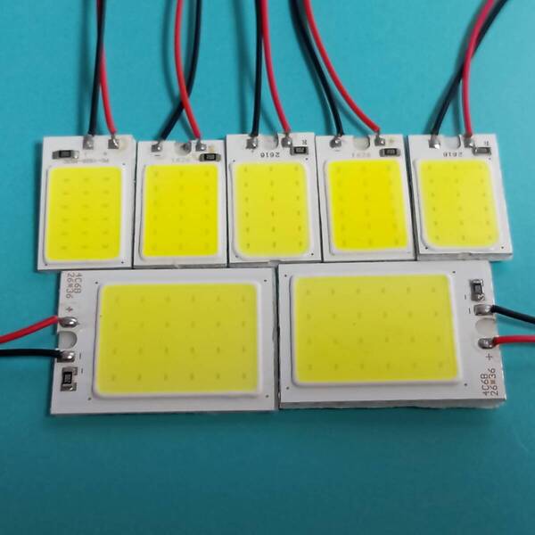 VCH10W グランドハイエース 両開き 超爆光!T10 LED ルームランプ.COB全面発光 7点セット トヨタ /c24/c18