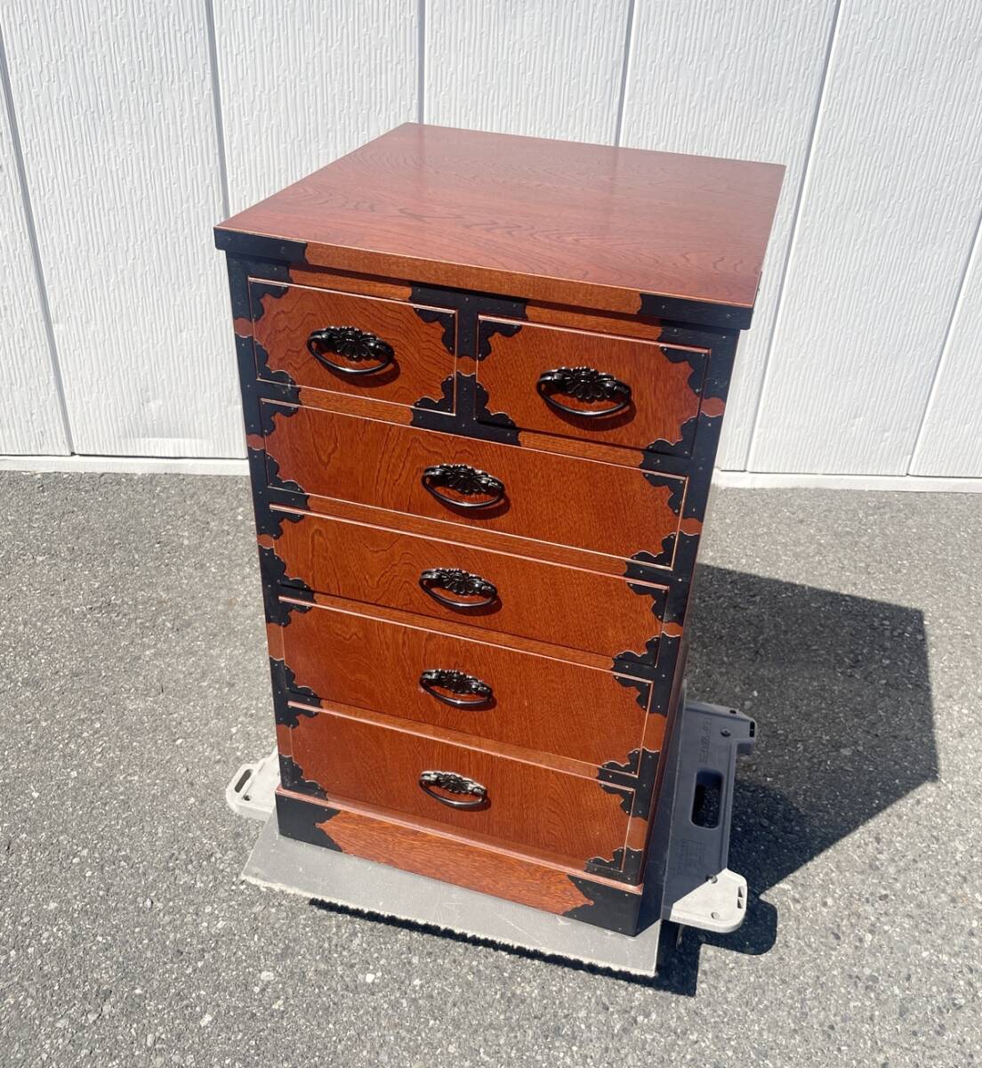 値下げしました！昭和レトロ　5段引き出し 昭和レトロ小引き出し5段/w32.5×d27.5×h48.5cm- カフェスタイル