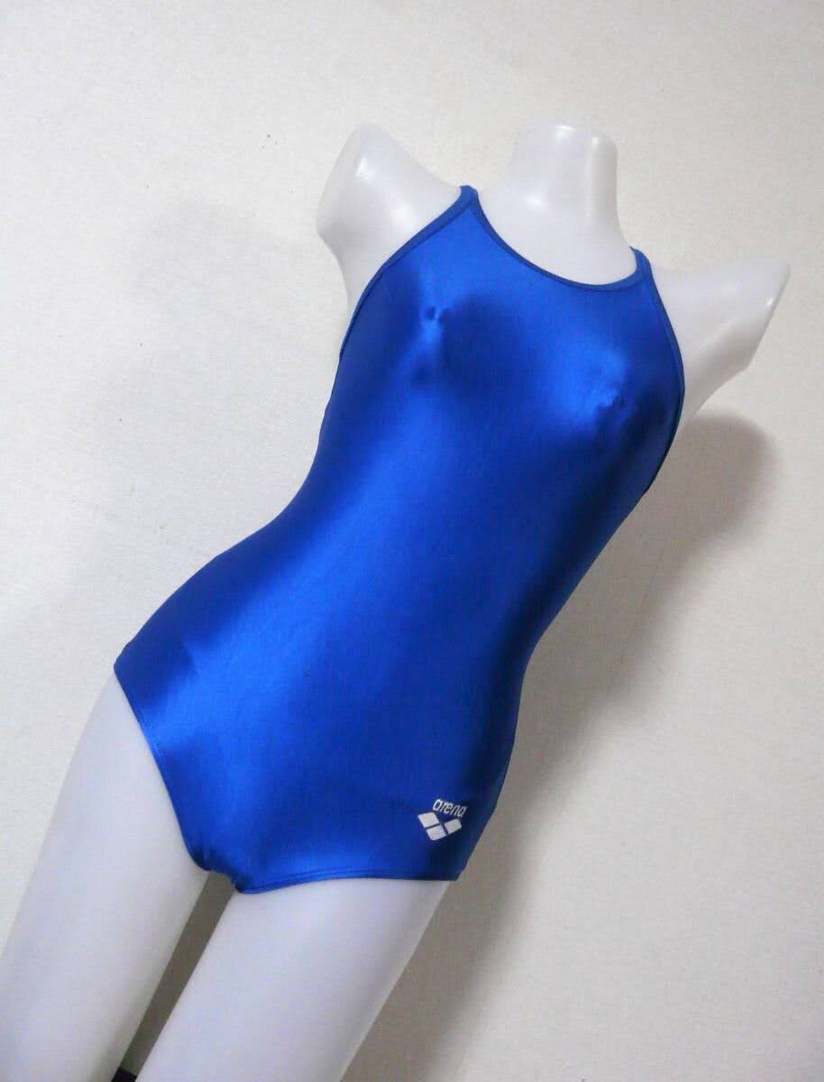 新品未使用 arena 競泳水着 青色 サイドホワイトパネル Yahoo!オークション -「アリーナ 競泳水着 nux」(水泳