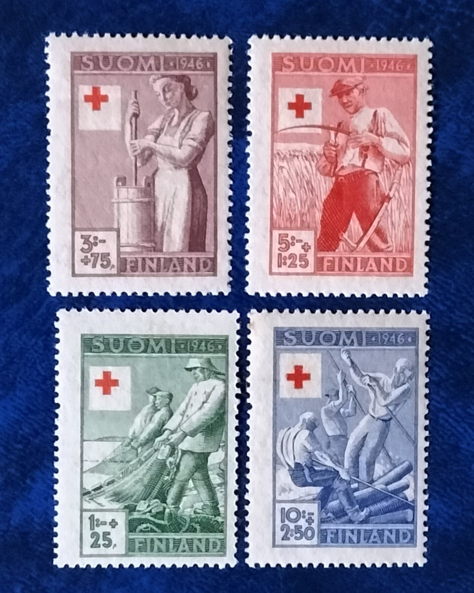 日本の古切手　美しいフィンランド　10枚 昭和33~40年、10円の記念切手、使用済み 21枚 - メルカリ