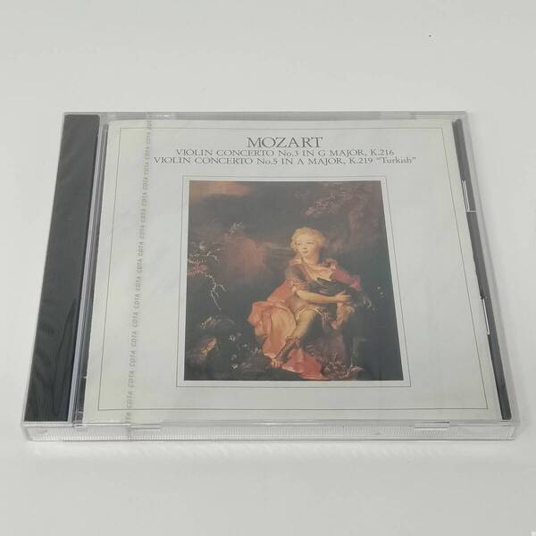 CD MOZART VIOLIN CONCERTOS Nos.3&5 Turkish ZUKERMAN モーツァルト ヴァイオリン協奏曲第3番,第5番,トルコ風 ズーカーマン FDCA 561