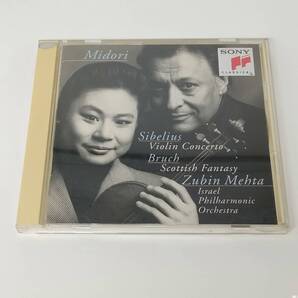 CD 五嶋みどり シベリウス ヴァイオリン協奏曲 SIBERIUS VIOLIN CONCERTO/BRUCH SCOTTISH FANTASY MIDORI MEHTA IPO SRCR 9651
