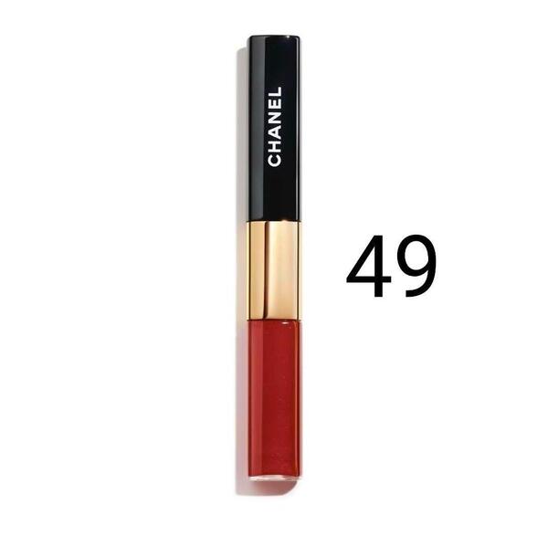 【新品】CHANEL ル ルージュ デュオ ウルトラ トゥニュ 49 エヴァー レッド シャネル 落ちない リップ グロス 口紅 バズリップ 飲み会