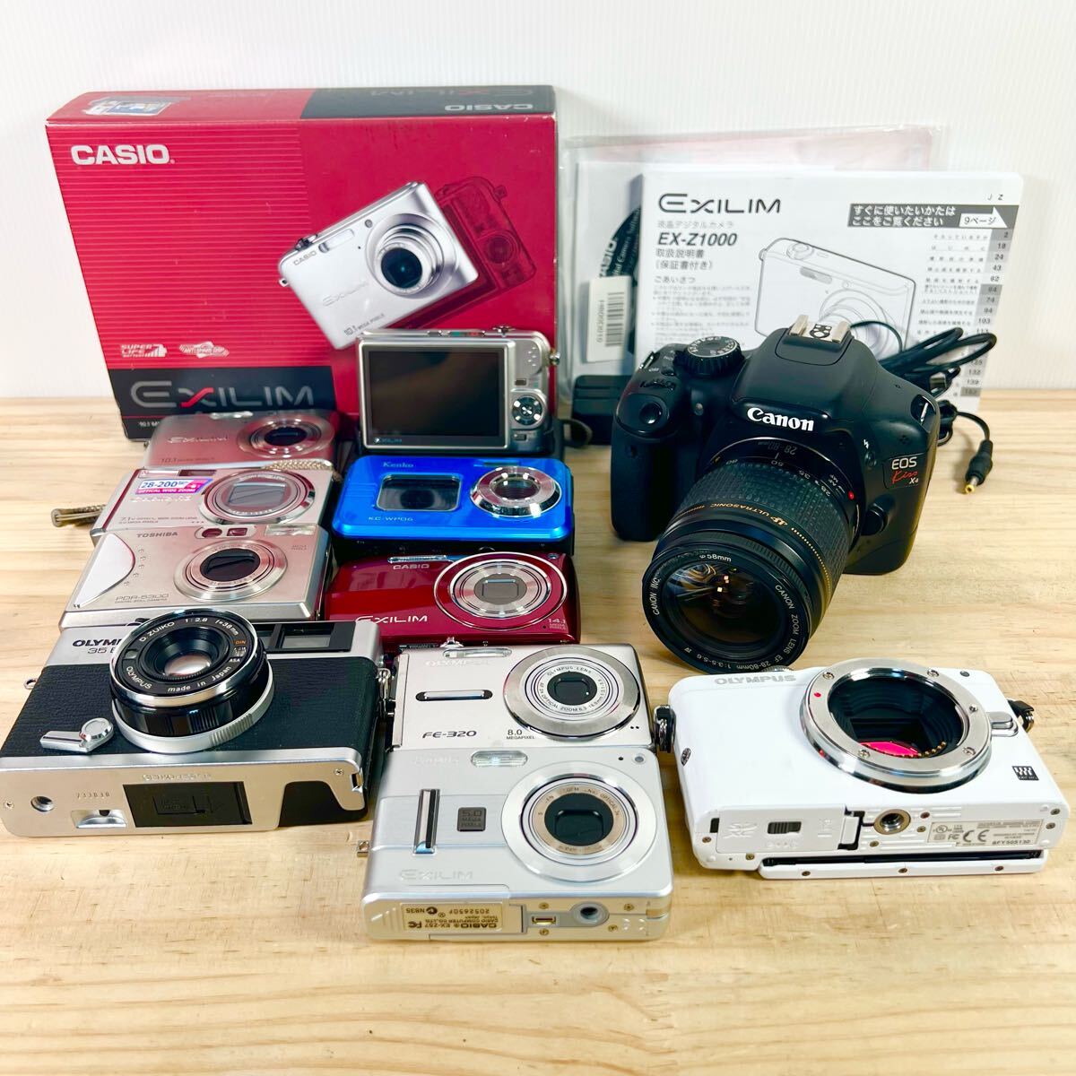 デジタルカメラ 6点 動作未確認 ジャンク品 箱あり Yahoo!オークション -「ジャンク」(その他) (コンパクトデジタル