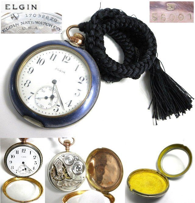 1912年製　ELGIN エルジン　手巻き 懐中時計　【稼働品】 1912年製 ELGIN エルジン 手巻き 懐中時計 【稼働品】 Yahoo