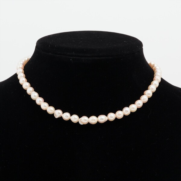 田崎真珠 TASAKI タサキ 天然アコヤ本真珠ネックレス パール6.5mm~7.0mm珠 38cm
