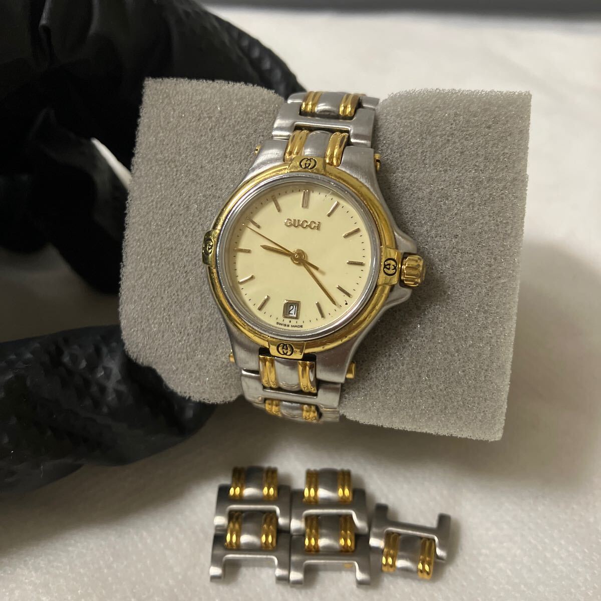 稼動品 GUCCI グッチ 9040L インターロッキング シルバー 腕時計 2025年最新】Yahoo!オークション -グッチ 9040lの中古品・新品