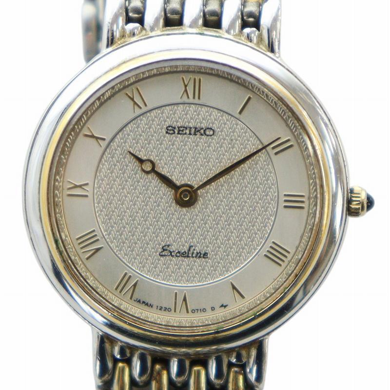 Seiko 1220-0020 白系文字盤 石付 ラウンド クオーツ Yahoo!オークション -「1220」(セイコー) (さ行)の落札相場