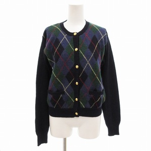 ラルフローレン RALPH LAUREN カーディガン ニット ウール アーガイル柄 金ボタン 160 マルチカラー /FF キッズ