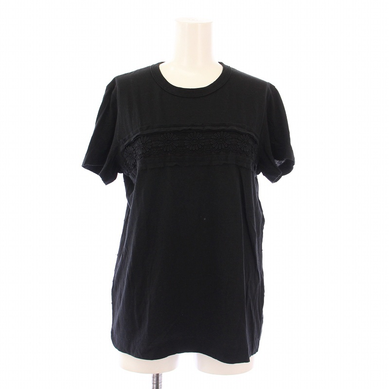 tricot COMMEdesGARCONS 花モチーフカットソー 黒 2025年最新】Yahoo!オークション -tricot comme des garcons 花