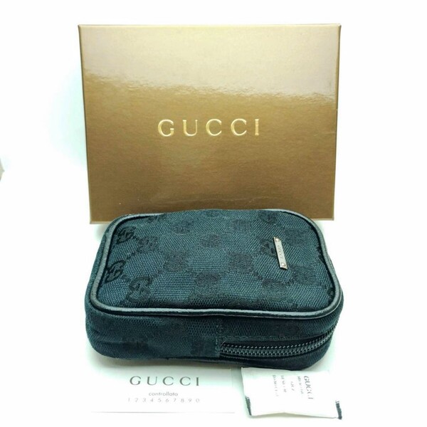 グッチ GUCCI タバコケース ポーチ タバコ シガレット 箱付き メモB2ー56